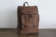 YAAGLE Vintage Unisex Crazy Horse Leather 15 inch Travel Backpack YGPD2089 - YAAGLE.com