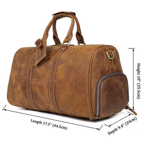 YAAGLE Men's Large Capacity Travel Bucket Handbag Tote YGX7077 - YAAGLE.com