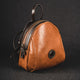 YAAGLE Girls' Tanned Leather Contrast Color Mini Zipper Backpack YGM8207 - YAAGLE.com