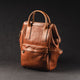 YAAGLE Unisex Vintage Tanned Leather Travel Backpack Tote YGM092 - YAAGLE.com