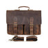 YAAGLE Multi-pockets Crazy Horse Leather Briefcase Handbag for Men YG7105