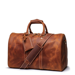 YAAGLE Large Capacity Crazy Horse Leather Luggage Handbag YG9088 - YAAGLE.com