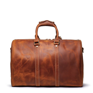 YAAGLE Large Capacity Crazy Horse Leather Luggage Handbag YG9088 - YAAGLE.com