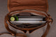 YAAGLE Men's Tanned Leather Business Briefcase Messenger Bag YG9042 - YAAGLE.com