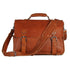 YAAGLE Men's Crazy Horse Leather Business Briefcase Flap Handbag YG7161