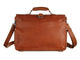 YAAGLE Men's Crazy Horse Leather Business Briefcase Flap Handbag YG7161 - YAAGLE.com