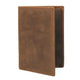 YAAGLE Men's Vintage Crazy Horse Leather Passport Card Holder YG8436 - YAAGLE.com