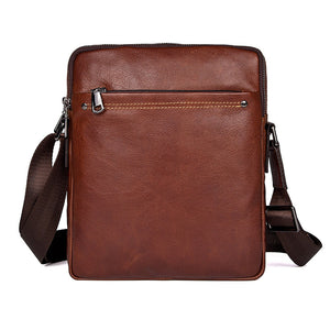 YAAGLE Men's Portable Real Leather Leisure Shoulder Bag YG1043X - YAAGLE.com