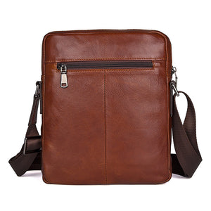 YAAGLE Men's Portable Real Leather Leisure Shoulder Bag YG1043X - YAAGLE.com