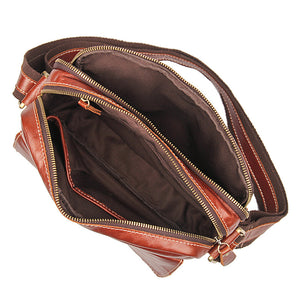 YAAGLE Men's Portable Real Leather Business Shoulder Bag YG1043X - YAAGLE.com