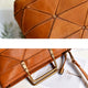 YAAGLE Women Tanned Leather Asymmetric Patchwork Handbag YG375 - YAAGLE.com