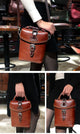 YAAGLE Female Tanned Leather Handmade Stitching Cross Body Bag YG10106 - YAAGLE.com