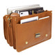 YAAGLE Exquisite Crazy Horse Leather Briefcase 14 Inch Laptop Business Handbag YG7397 - YAAGLE.com