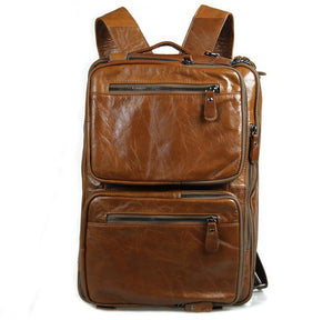 YAAGLE Multi-functional Real Leather Hand Briefcase Business Backpack YG7014 - YAAGLE.com