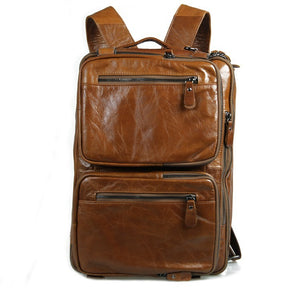 YAAGLE Multi-functional Real Leather Hand Briefcase Business Backpack YG7014 - YAAGLE.com