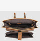 YAAGLE Multi-pockets Crazy Horse Leather Briefcase Handbag for Men YG7105 - YAAGLE.com