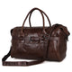 YAAGLE Men's Wax Leather Luggage Handbag YG7079Q - YAAGLE.com