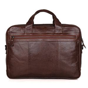 YAAGLE Men's Genuine Leather Business Travel Handbag YG7005Q - YAAGLE.com