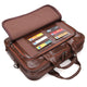 YAAGLE Men's Genuine Leather Business Travel Handbag YG7005Q - YAAGLE.com