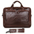 YAAGLE Men's Genuine Leather Business Travel Handbag YG7005Q