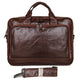 YAAGLE Men's Genuine Leather Business Travel Handbag YG7005Q - YAAGLE.com