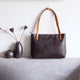 YAAGLE Brief Women Real Leather Contrast Color Handbag Tote YGBR6002 - YAAGLE.com