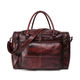 YAAGLE Unisex Large Tanned Leather Duffle Handbag YG6464 - YAAGLE.com