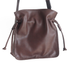 YAAGLE Female Real Leather Drawstring Bucket Shoulder Bag YGG21868