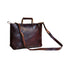 YAAGLE Brief Metal Handles Genuine Leather Handbag YG54