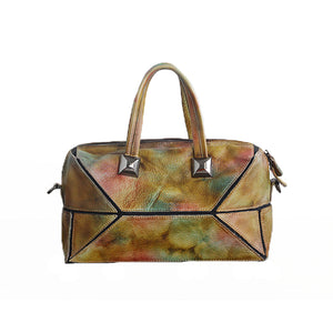 YAAGLE Women Vintage Mixed Color Patchwork Handbag YGCS936 - YAAGLE.com