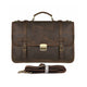 YAAGLE Exquisite Crazy Horse Leather Briefcase 14 Inch Laptop Business Handbag YG7397 - YAAGLE.com