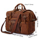 YAAGLE Multi-pockets Real Leather Hand Briefcase for Men YG7028 - YAAGLE.com