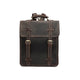 YAAGLE Men's Vintage Multi-layers Crazy Horse Leather Laptop Backpack YGYD8062 - YAAGLE.com