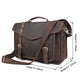 YAAGLE Vintage Crazy Horse Leather Business Briefcase YG7377R - YAAGLE.com