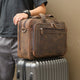 YAAGLE Men's Real Leather Zipper Business Handbag YG7320R - YAAGLE.com