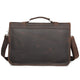 YAAGLE Vintage Crazy Horse Leather Business Briefcase YG7377R - YAAGLE.com