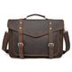 YAAGLE Vintage Crazy Horse Leather Business Briefcase YG7377R - YAAGLE.com