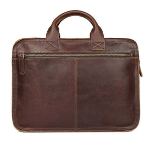 YAAGLE Multi-pockets Crazy Horse Leather Briefcase Handbag for Men YG6020 - YAAGLE.com