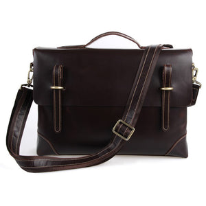 YAAGLE Men's Genuine Leather Business Briefcase Handbag YG7228Q - YAAGLE.com