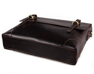 YAAGLE Men's Genuine Leather Business Briefcase Handbag YG7228Q - YAAGLE.com