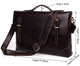 YAAGLE Men's Genuine Leather Business Briefcase Handbag YG7228Q - YAAGLE.com