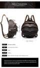 YAAGLE Personality Horse Leather men's bag leather beetle women's backpack fashion street bag YG6578 - YAAGLE.com