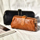YAAGLE Vintage Genuine Leather ladies Travel Makeup Hanging Toiletry Bag YG6611 - YAAGLE.com