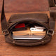 YAAGLE Vintage crazy horse leather genuine leather men shoulder messenger bag YG6653