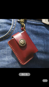 YAAGLE Leather Cigarette Pack & Lighter Cover/Holder/Tobacco Case/Accessories, Handmade YG87670