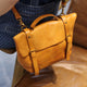 YAAGLE Women Vintage Handmade Real Leather Flap Handbag YG297(small) - YAAGLE.com