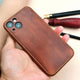 iPhone  Leather Snap-On Case - iPhone 12/12 Pro /12ProMax/13/13Pro / 13ProMax