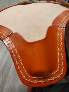 Handmade Leather Camp Stool