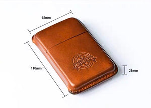 YAAGLE Leather Handmade Cigarette Cases for Man/Woman 10 sticks YG2001 - YAAGLE.com