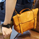 YAAGLE Women Vintage Handmade Real Leather Flap Handbag YG297(small) - YAAGLE.com